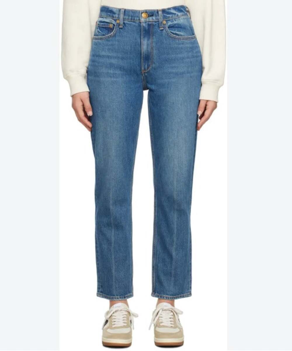 Rag & Bone The Wren Jeans Womens 29 Blue High Rise Slim Stretch Denim